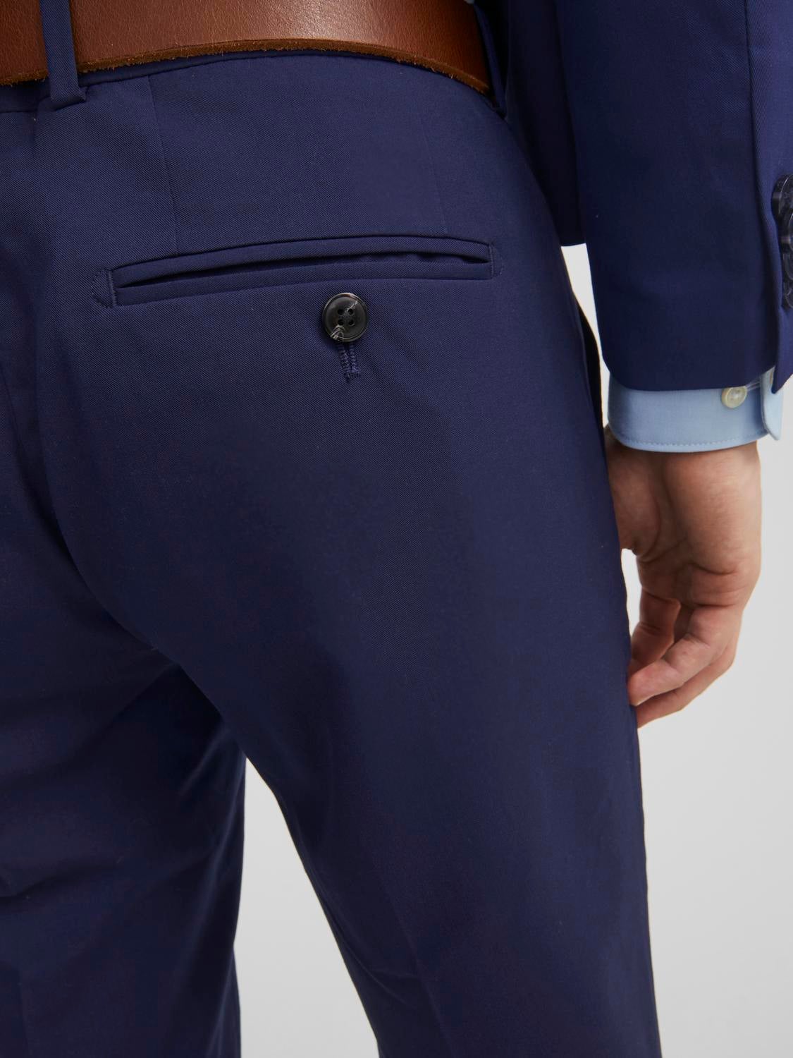 Charles Tyrwhitt Sharkskin Ultimate Performance Slim Fit Suit Trousers,  Grey at John Lewis & Partners
