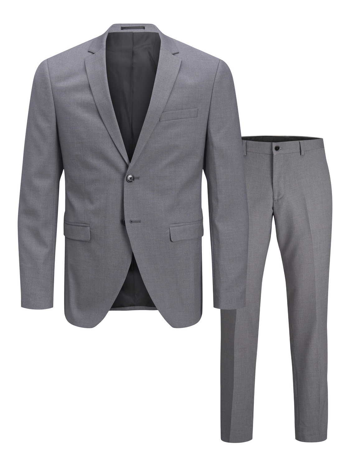Jack & Jones JPRFRANCO Costumes Super Slim Fit -Light Grey Melange - 12181339