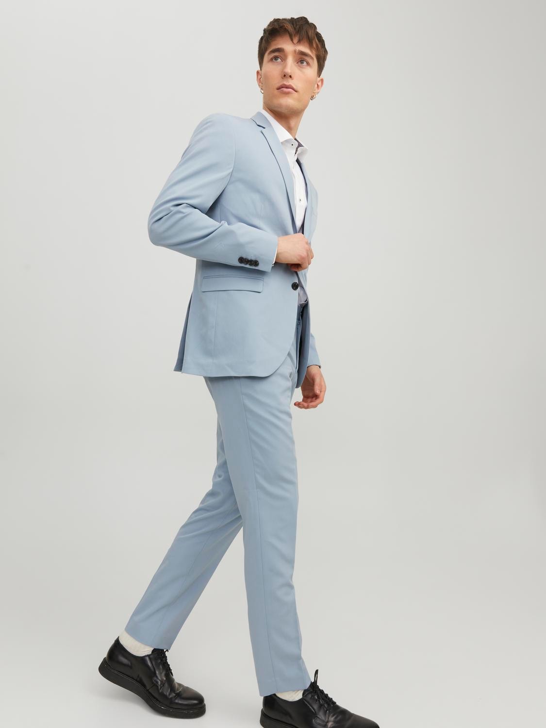 Jack & Jones JPRFRANCO Super Slim Fit Suit -Ashley Blue - 12181339