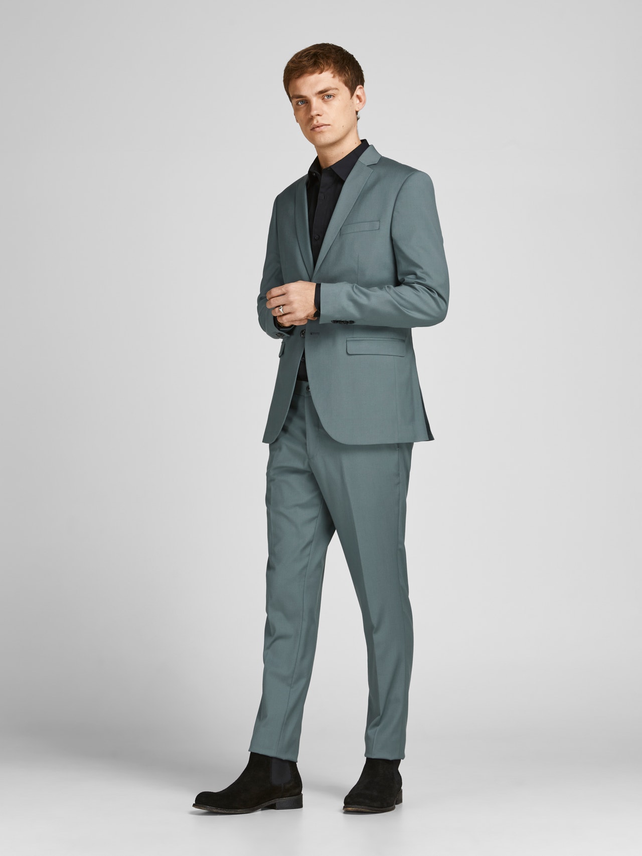 Jack & Jones JPRFRANCO Super Slim Fit Suit -Balsam Green - 12181339