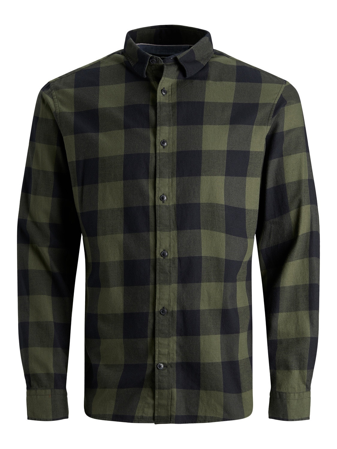Jack & Jones Slim Fit Checked shirt -Dusty Olive - 12181602