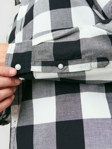 Jack & Jones Slim Fit Checked shirt -Whisper White - 12181602