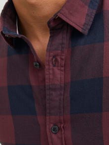 Jack & Jones Slim Fit Rutete skjorte -Port Royale - 12181602