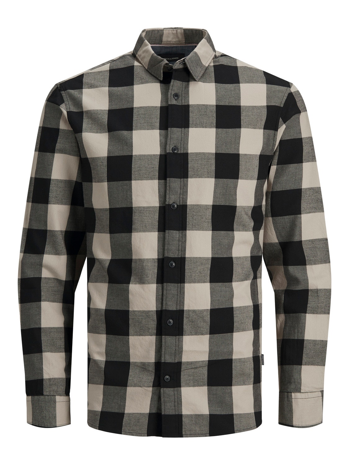 Jack & Jones Slim Fit Rutete skjorte -Crockery - 12181602