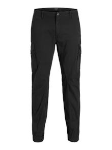 Jack & Jones Plus Size Pantaloni cargo Slim Tapered Fit -Black - 12181655