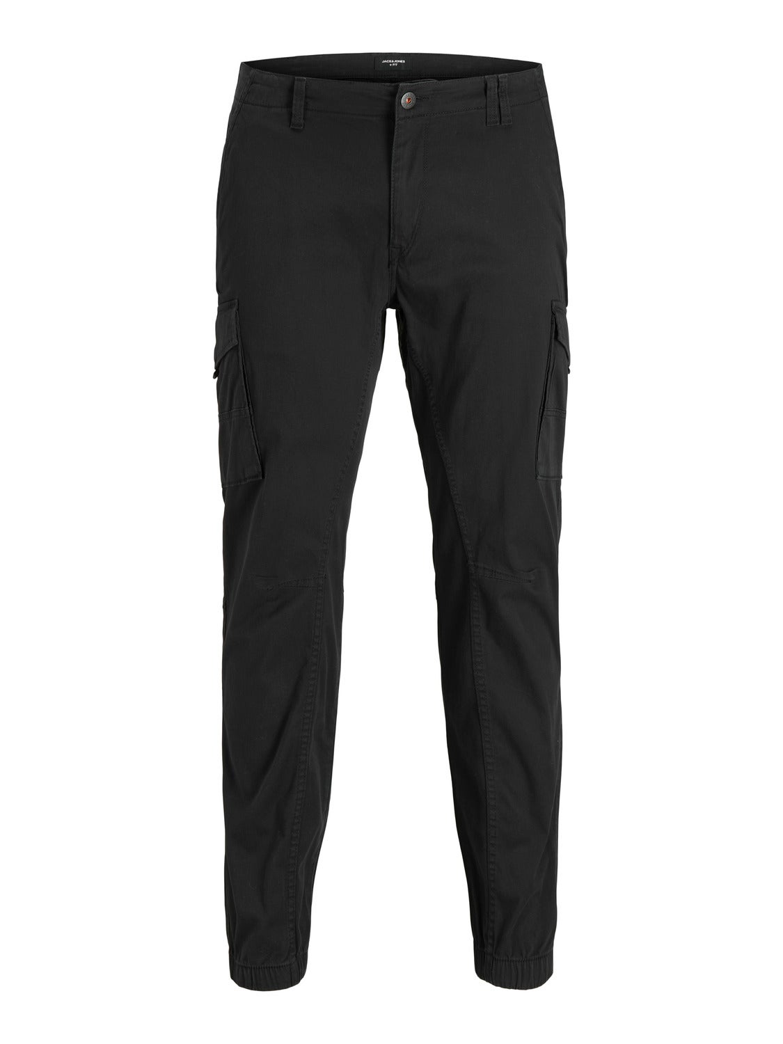 Mens Black Uniform Tapered Leg Trousers - Police Supplies