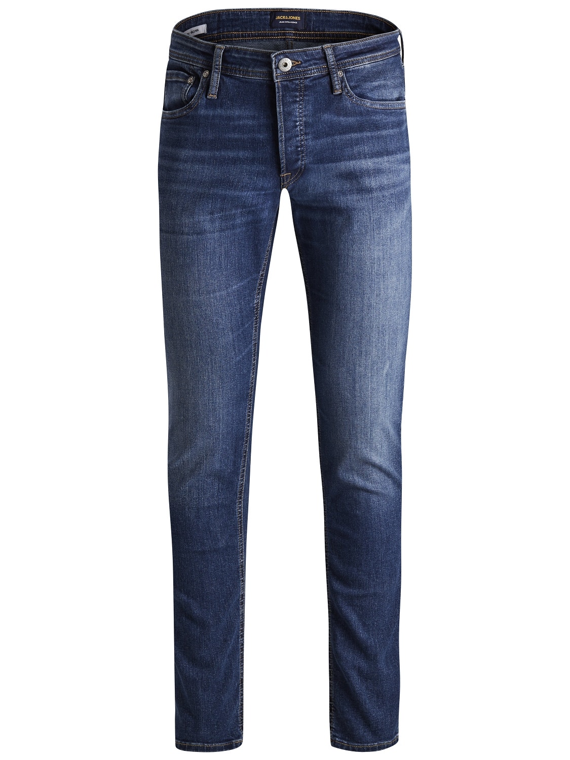 Jack & Jones JJIGLENN JJORIGINAL AM 814 Slim fit jeans For boys -Blue Denim - 12181893