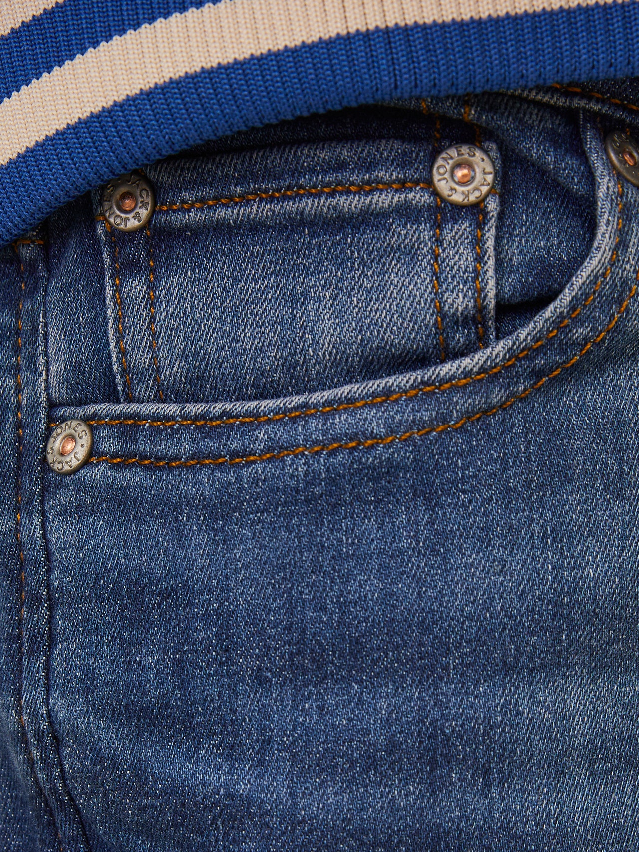 JACK & JONES Slim fit Jeans 'JJIGlenn JJOriginal' in Blue JACK & JONES Slim fit Jeans 'JJIGlenn JJOriginal' in Blue