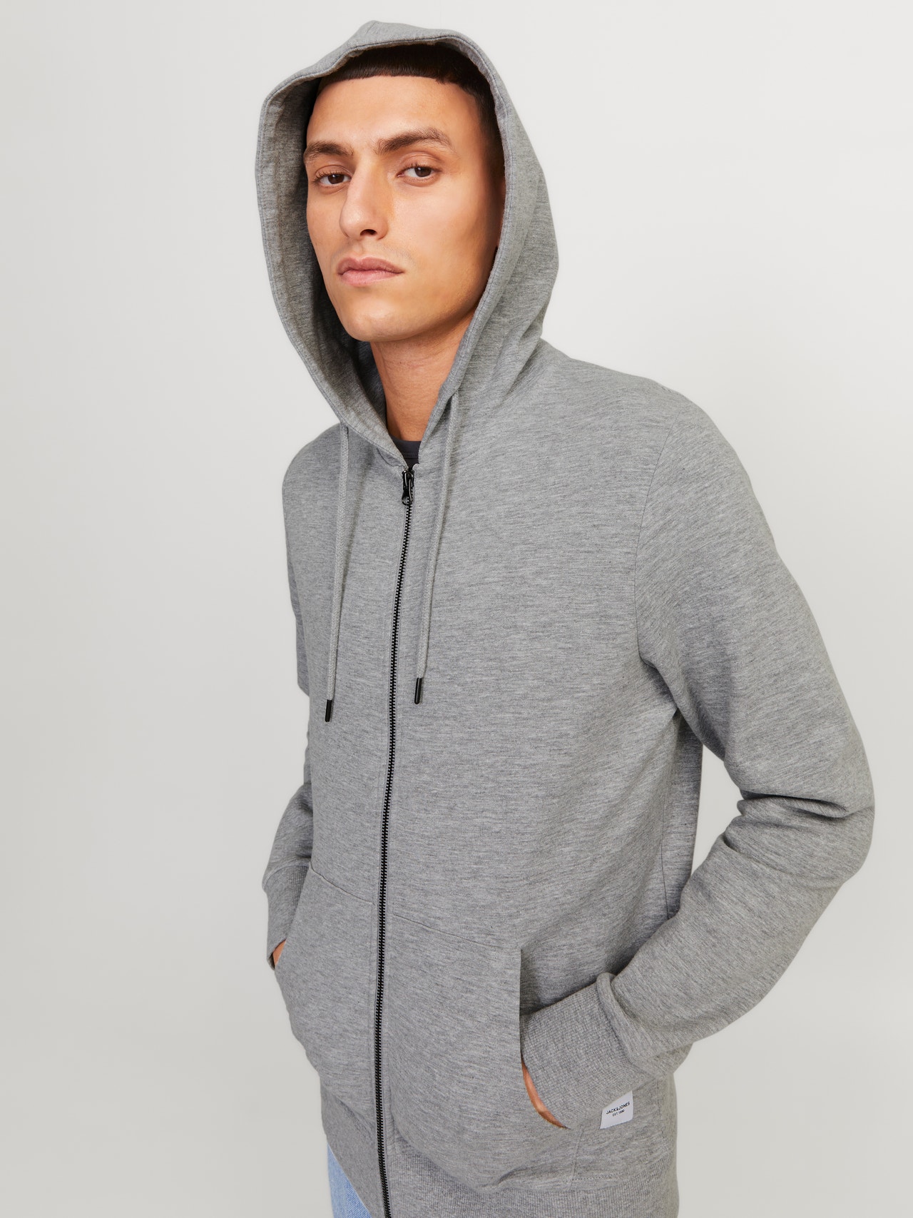 Jones Core Jack And Jones Kapuzenpullover Grau Jack And Jones
