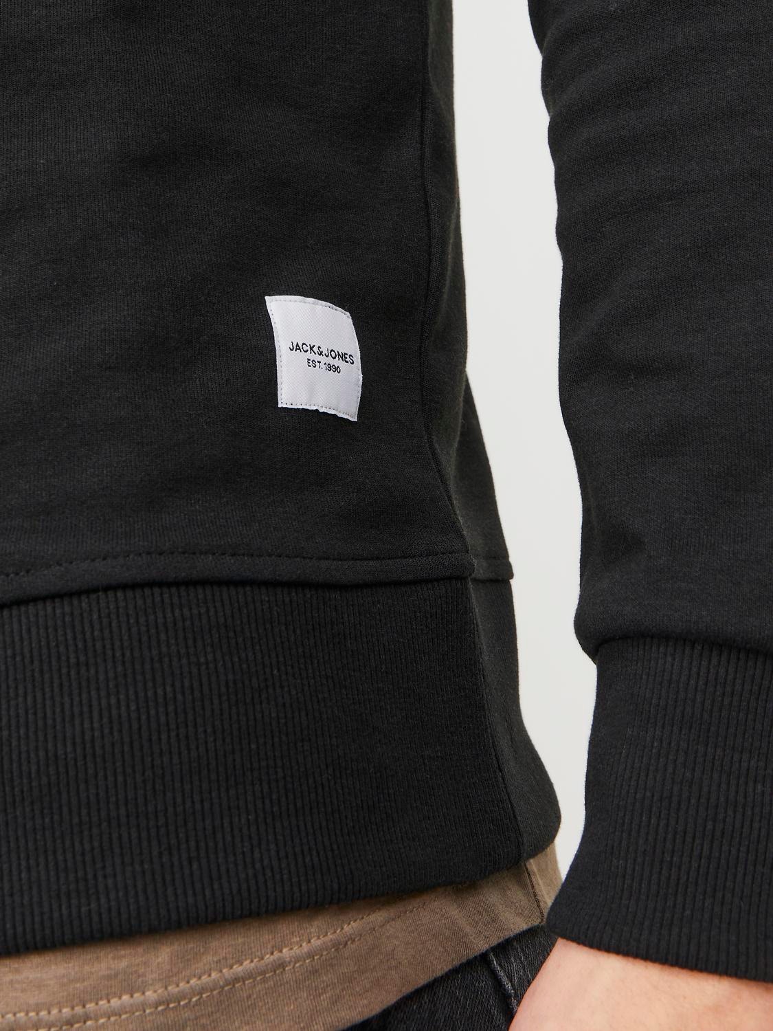 Jack & Jones Plain Sweatshirt -Black - 12181903