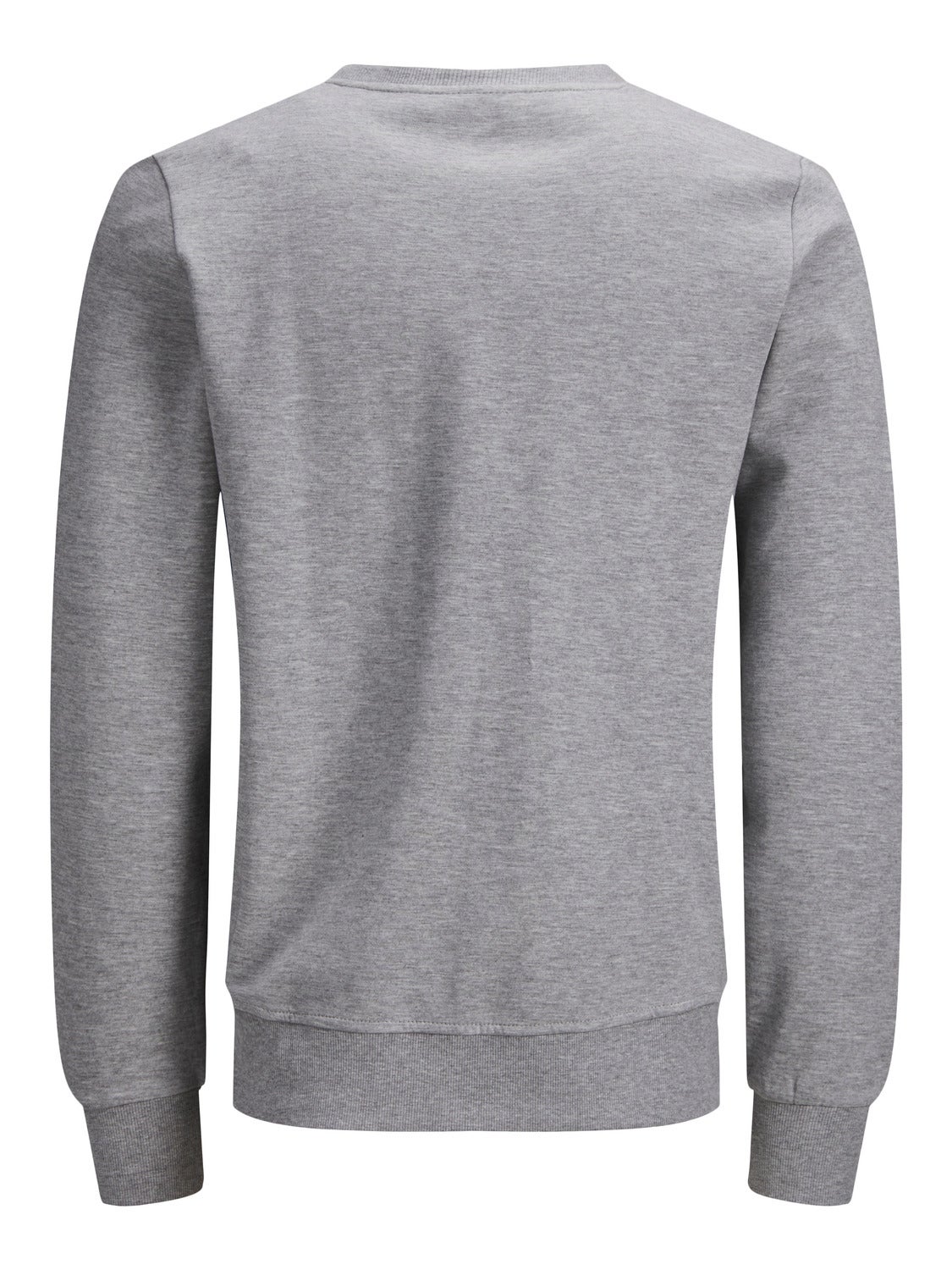 Plain Crewn Neck Sweatshirt Light Grey Jack Jones