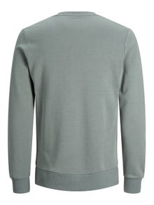 Jack & Jones Plain Crewn Neck Sweatshirt -Sedona Sage - 12181903