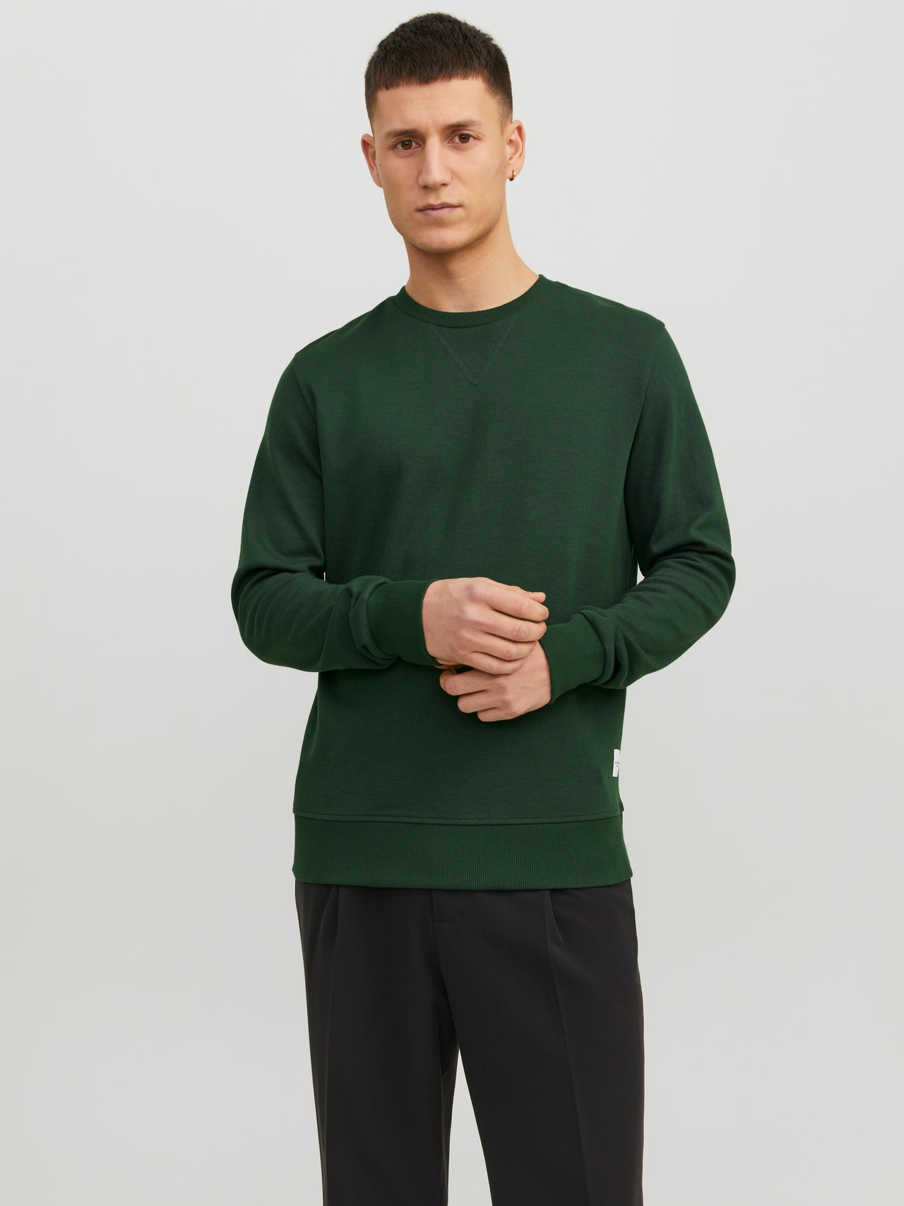 Jack and jones green sweatshirt Clearance