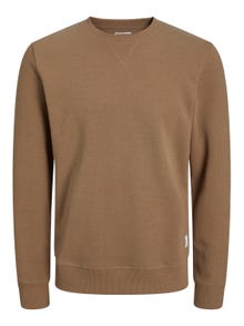 Jack & Jones Einfarbig Sweatshirt mit Rundhals -Otter - 12181903