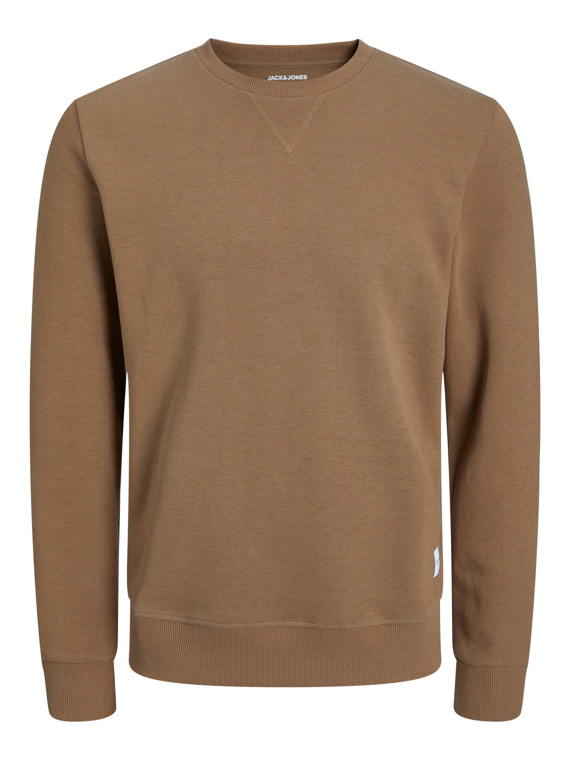 Jack & Jones Plain Sweatshirt -Otter - 12181903