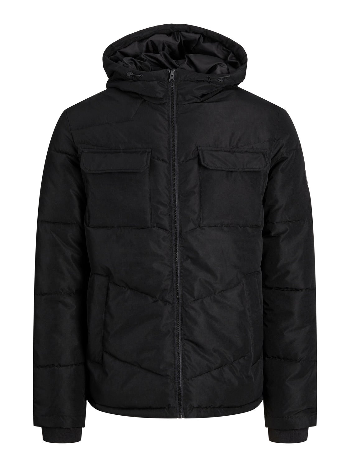 Jack & jones outlet quilted jacket with hood