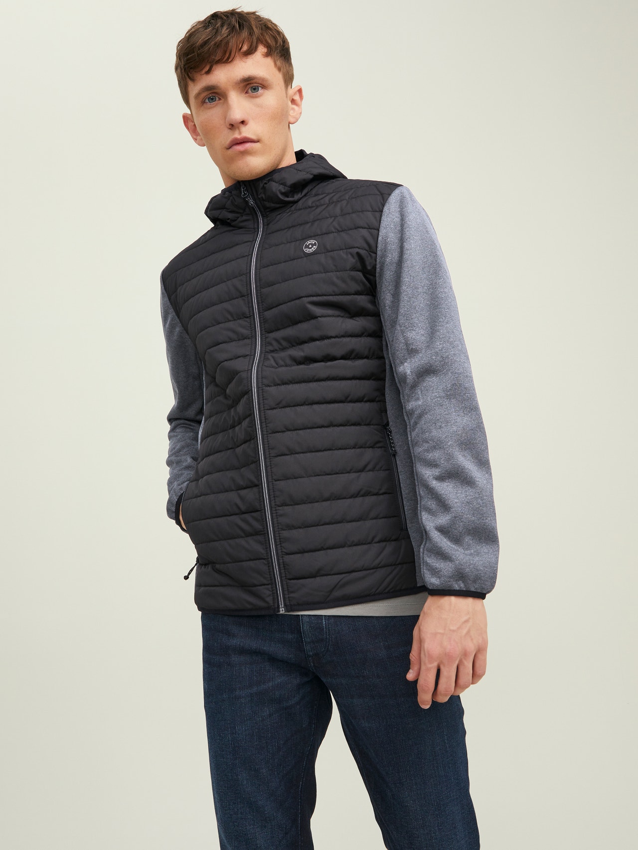 JACK & JONES Jprblualves Giacca Ibrida Uomo – Autunnale, Con Cappuccio, Leggera E Confortevole