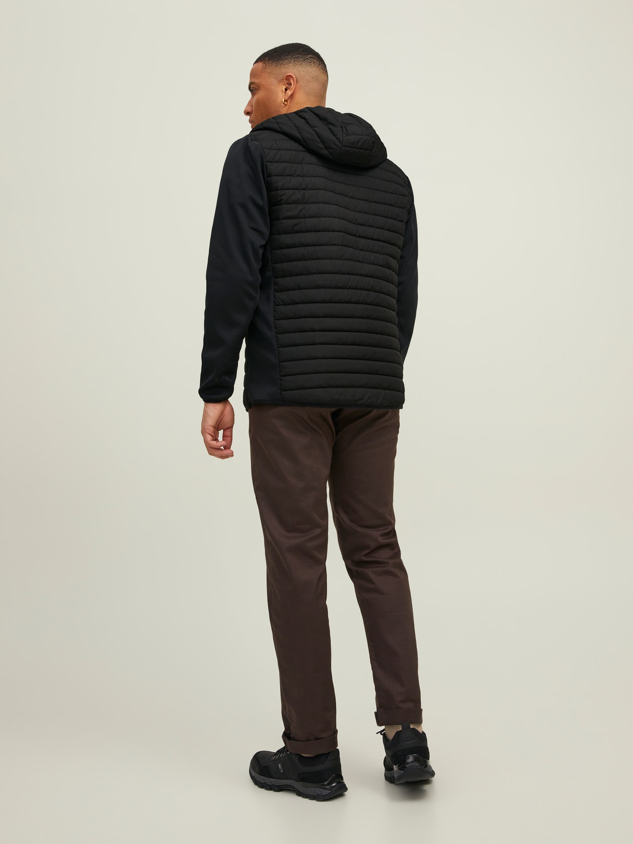 Blouson matelassé Homme Jack and jones JPRBLUALVES PARKA Noir Sport Blouson matelassé Homme Jack and jones JPRBLUALVES PARKA Noir Sport