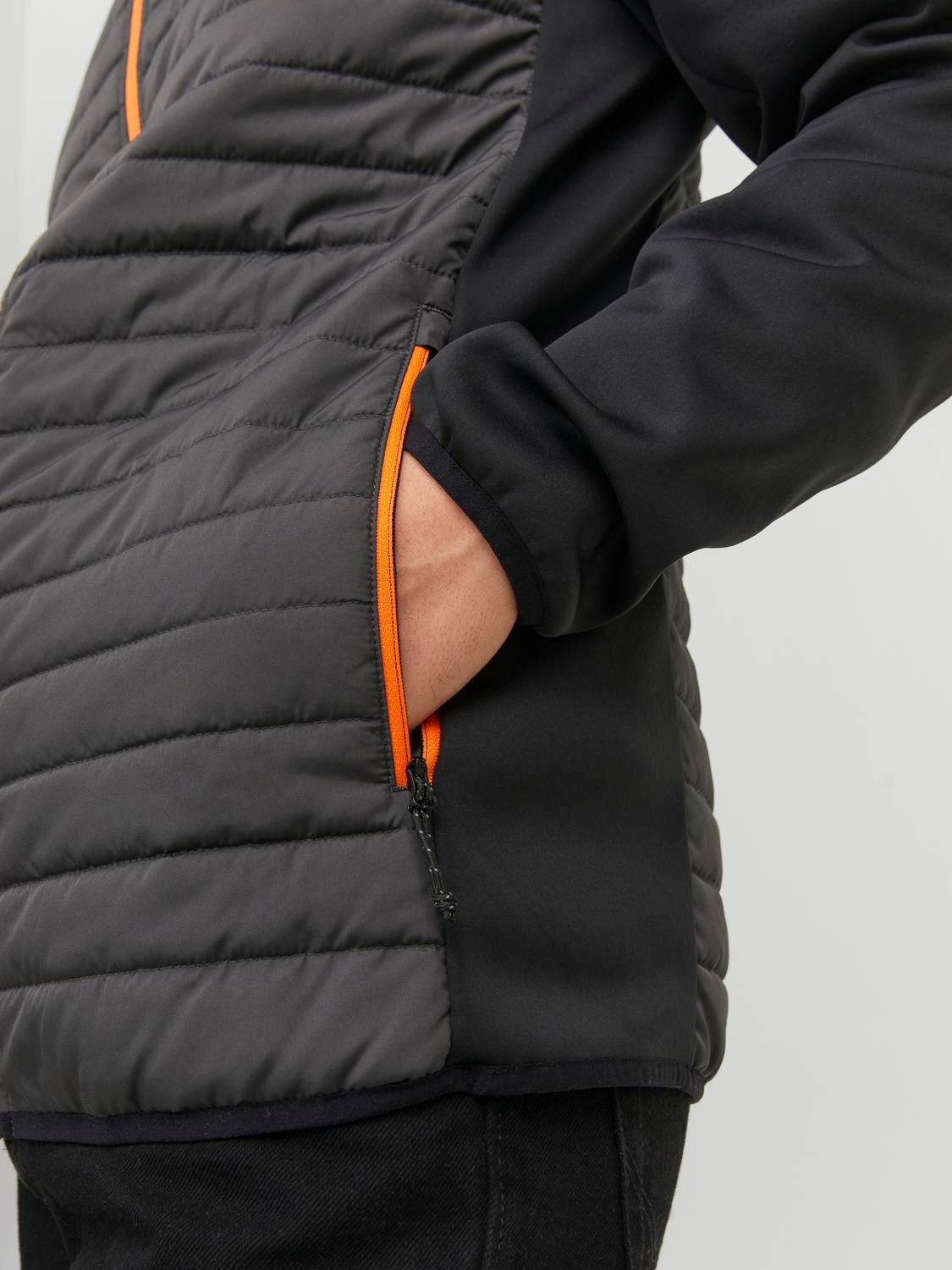 Jack & Jones Hybrid jacket -Asphalt - 12182242