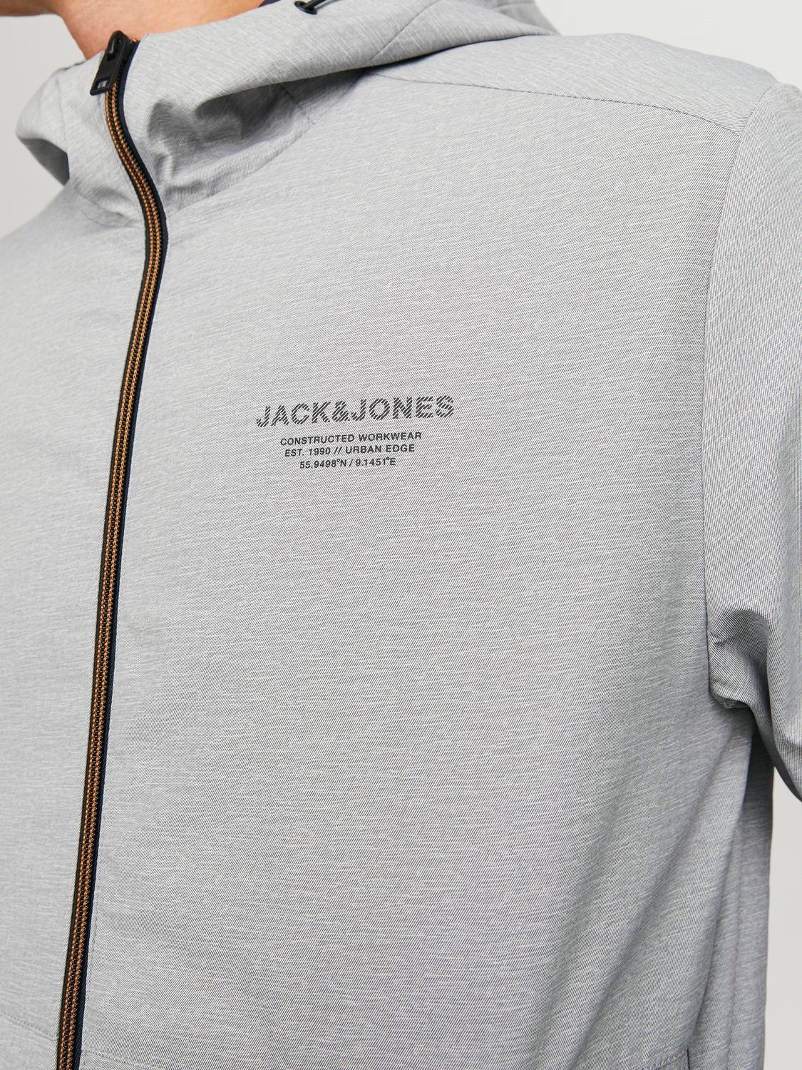 Jack & Jones Ελαφρύ μπουφάν -Light Grey Melange - 12182243
