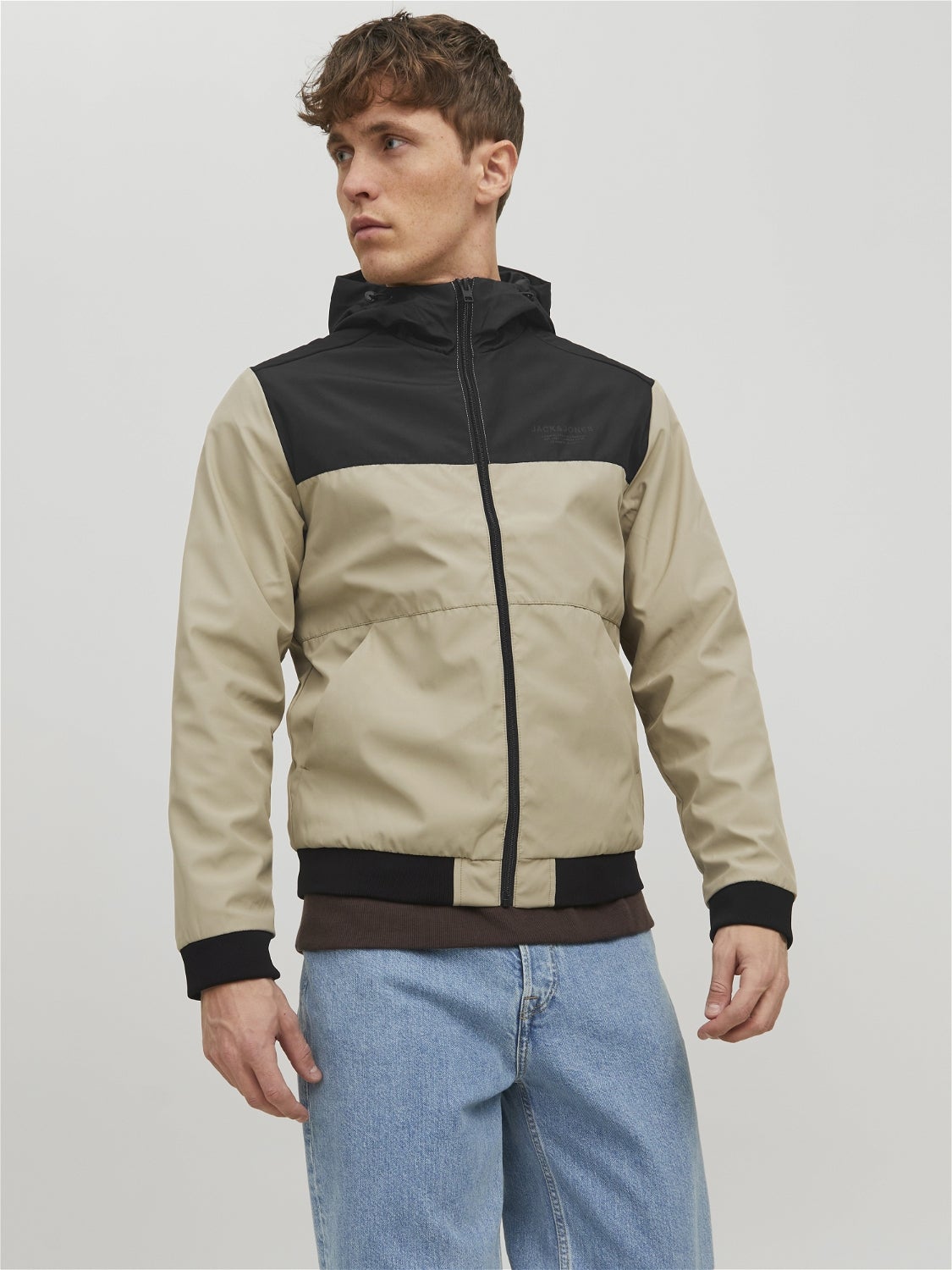 Hooded Jacket | Beige | Jack & Jones®