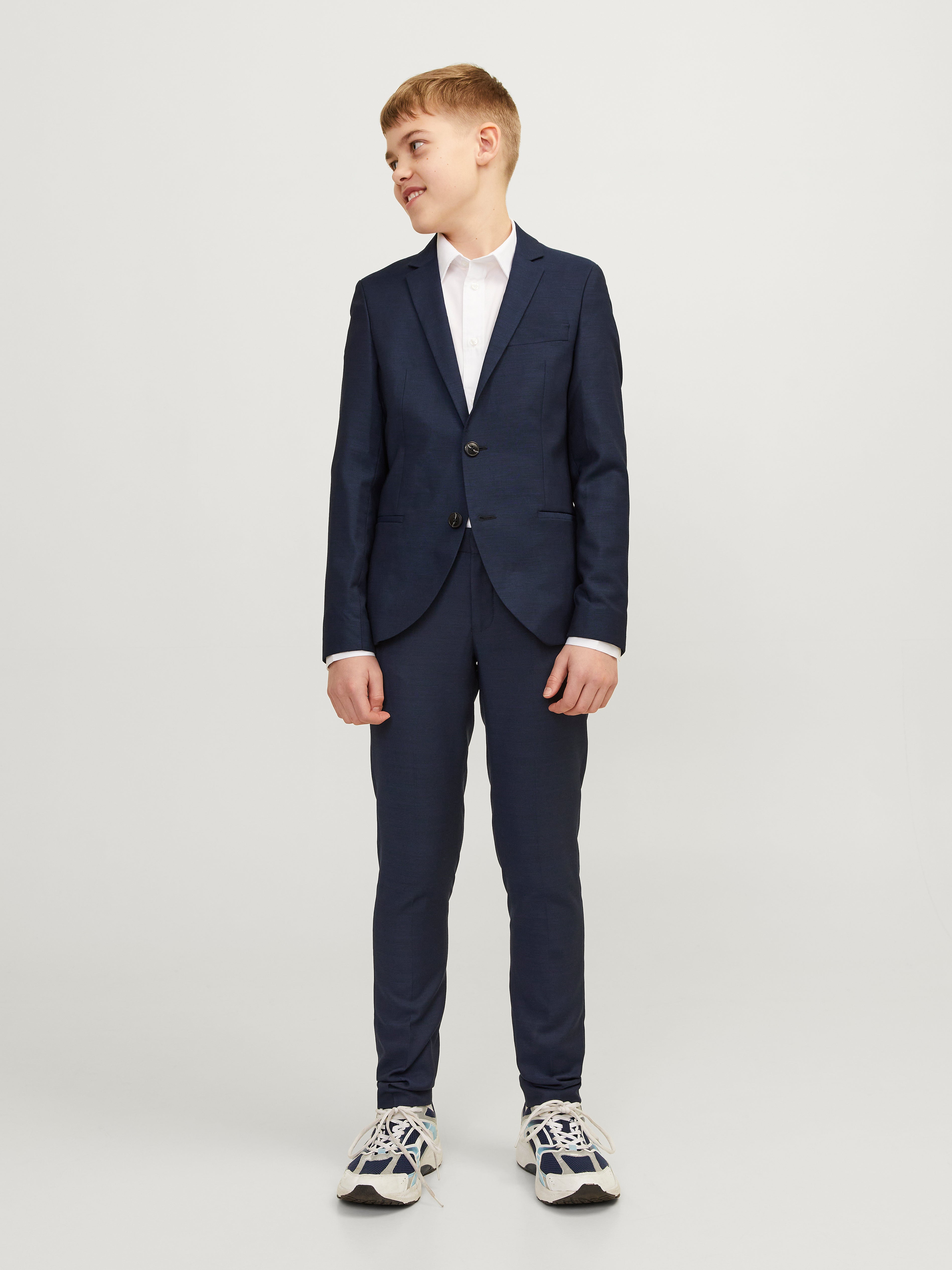 Blazer Préppy Garçon Quincy & Jack Taille 4T - À Carreaux Blanc/vert/bleu, Occasion Parfait état