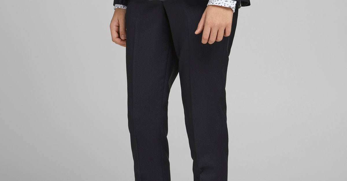 Pantalon Costume Jack & Jones JPRSOLARIS - Super Slim Fit, 77% Polyester 22% Laine 1% élasthanne