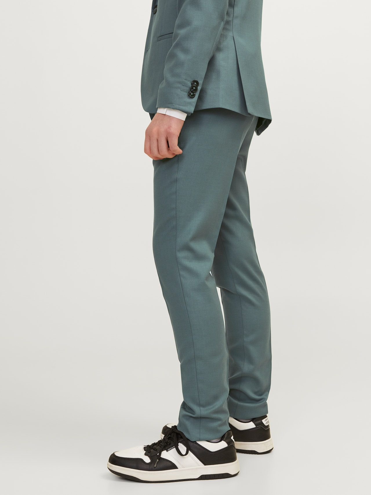 Jack & Jones JPRSOLARIS Eleganckie spodnie Dla chłopców -Balsam Green - 12182246
