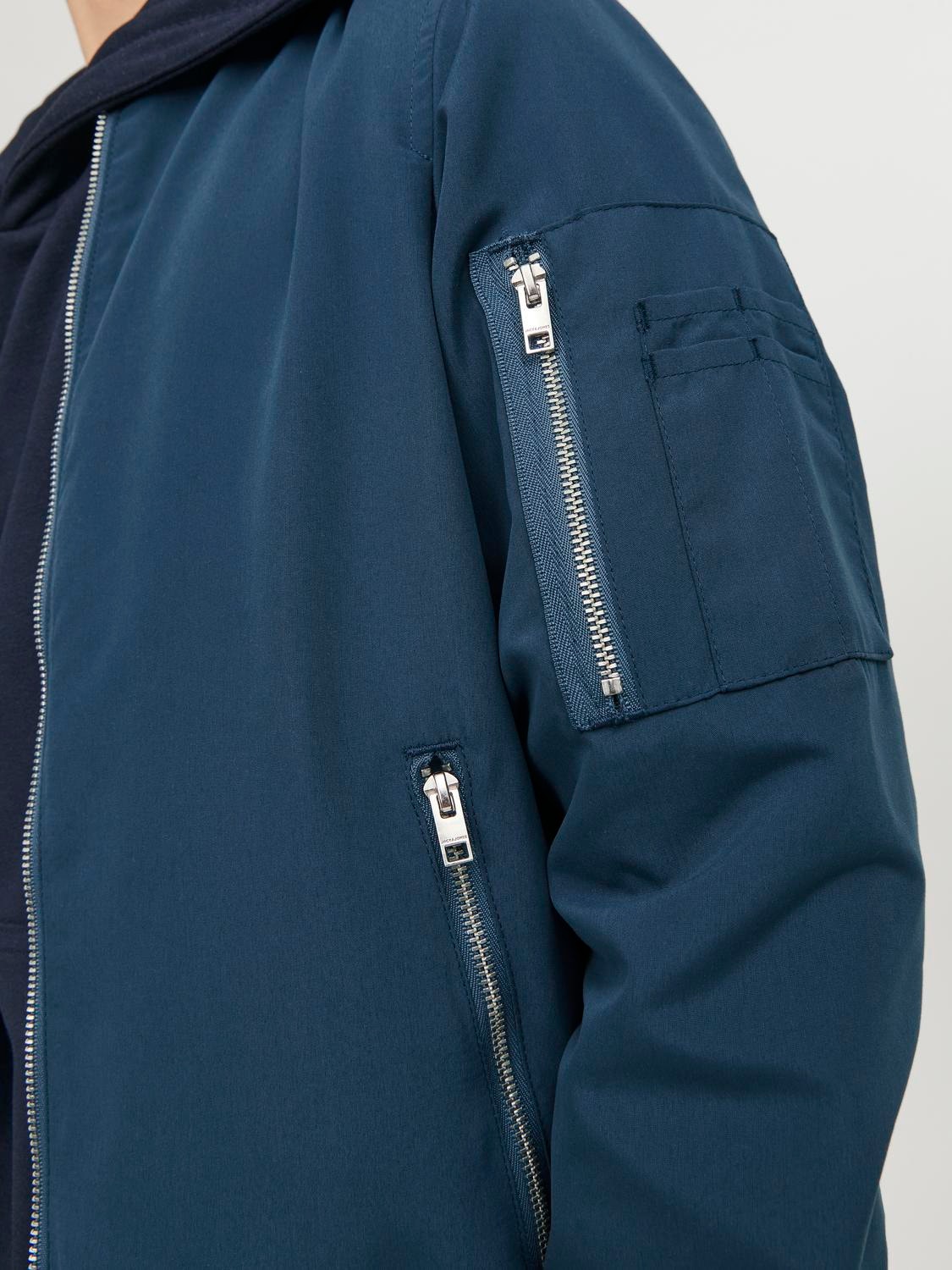 Jack & Jones Bomber jacket For boys -Ensign Blue - 12182385