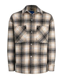 Jack & Jones Regular Fit Permatomi marškiniai -Chinchilla - 12182453