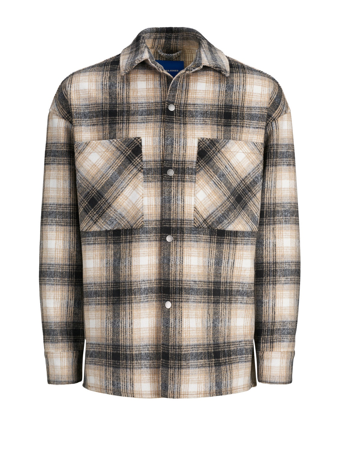 Jack & Jones Regular Fit Permatomi marškiniai -Chinchilla - 12182453