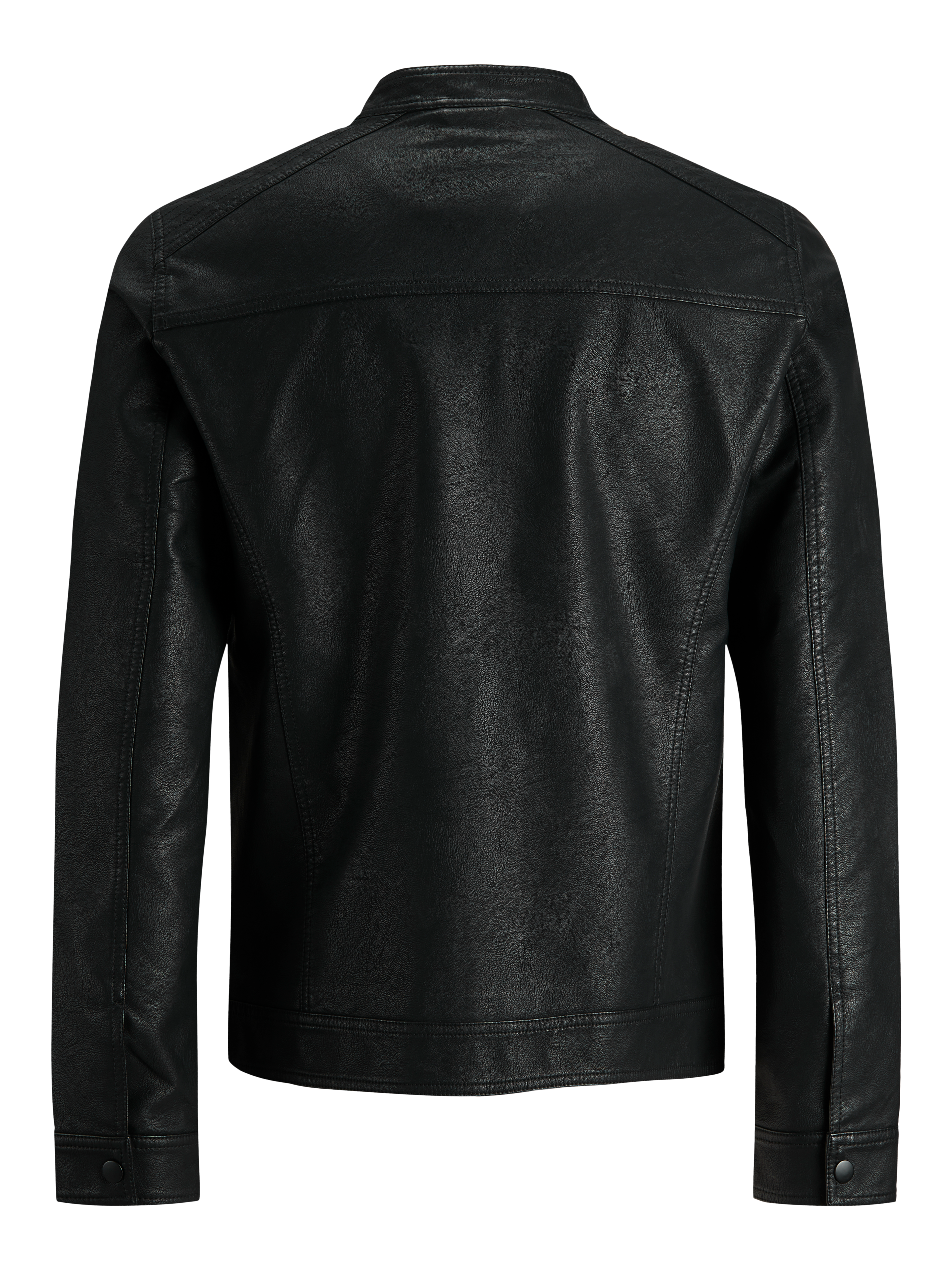 Synthetic leather jacket Black Jack Jones®