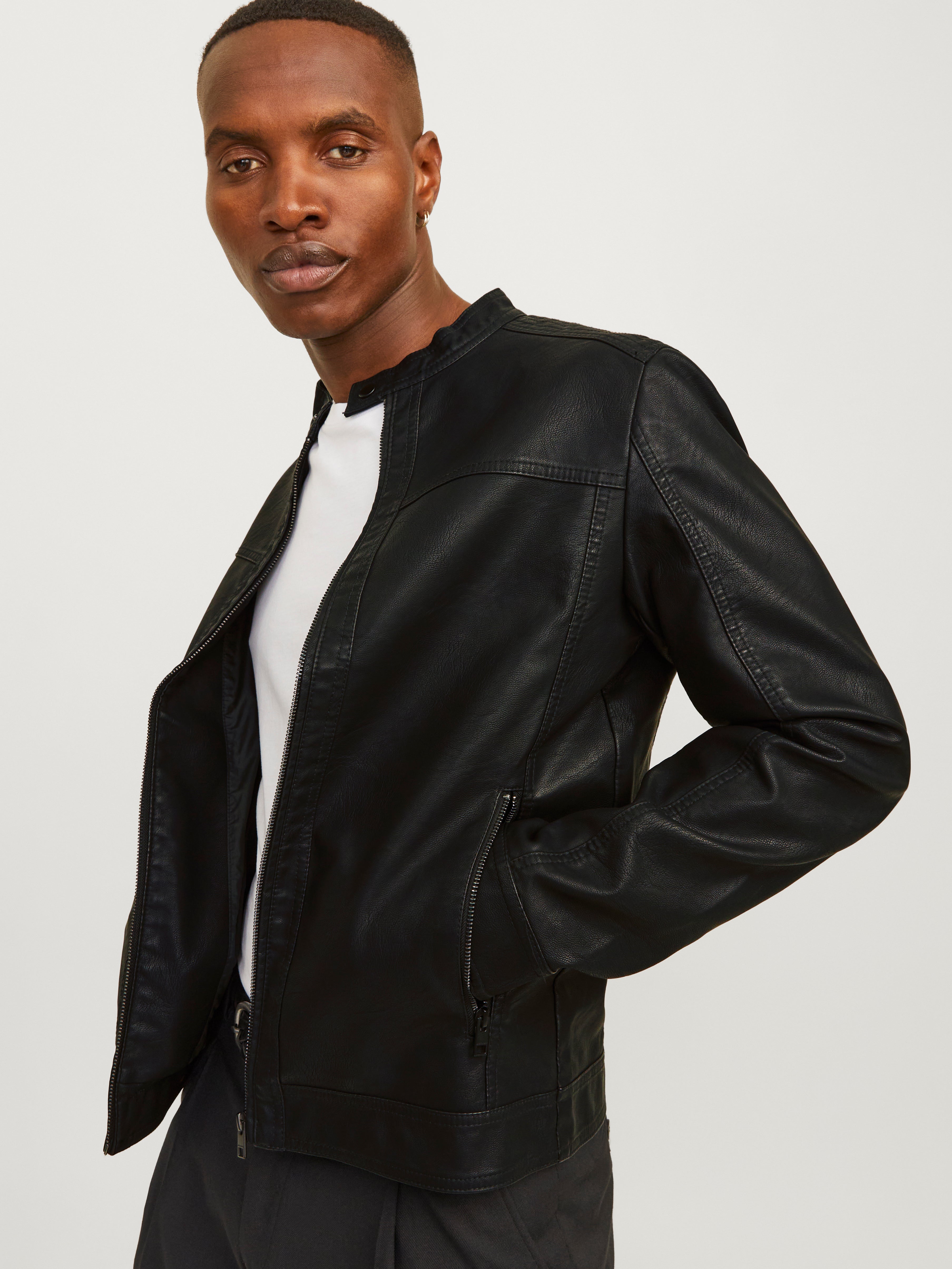 Jack & Jones Classic Faux Leather Jacket - AirRobe