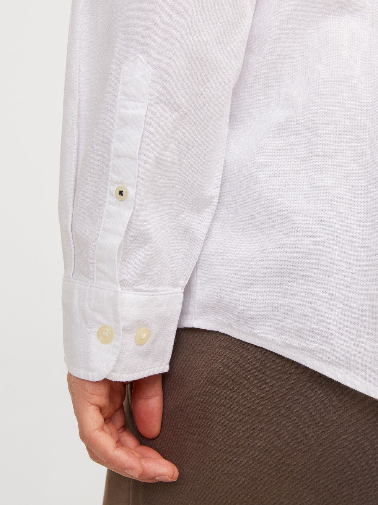 Jack & Jones Slim Fit Avslappnad skjorta -White - 12182486
