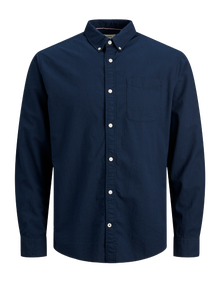 Jack & Jones Slim Fit Rento paita -Navy Blazer - 12182486
