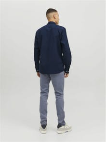 Jack & Jones Slim Fit Uformell skjorte -Navy Blazer - 12182486