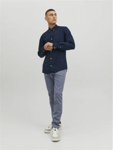 Jack & Jones Slim Fit Neformalus marškiniai -Navy Blazer - 12182486