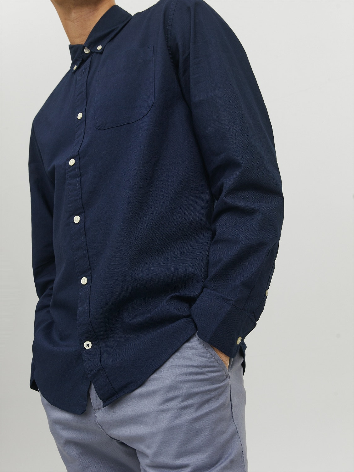Jack & Jones Camisa Casual Slim Fit -Navy Blazer - 12182486