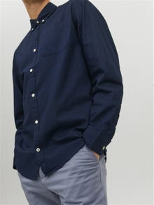 Jack & Jones Slim Fit Avslappnad skjorta -Navy Blazer - 12182486