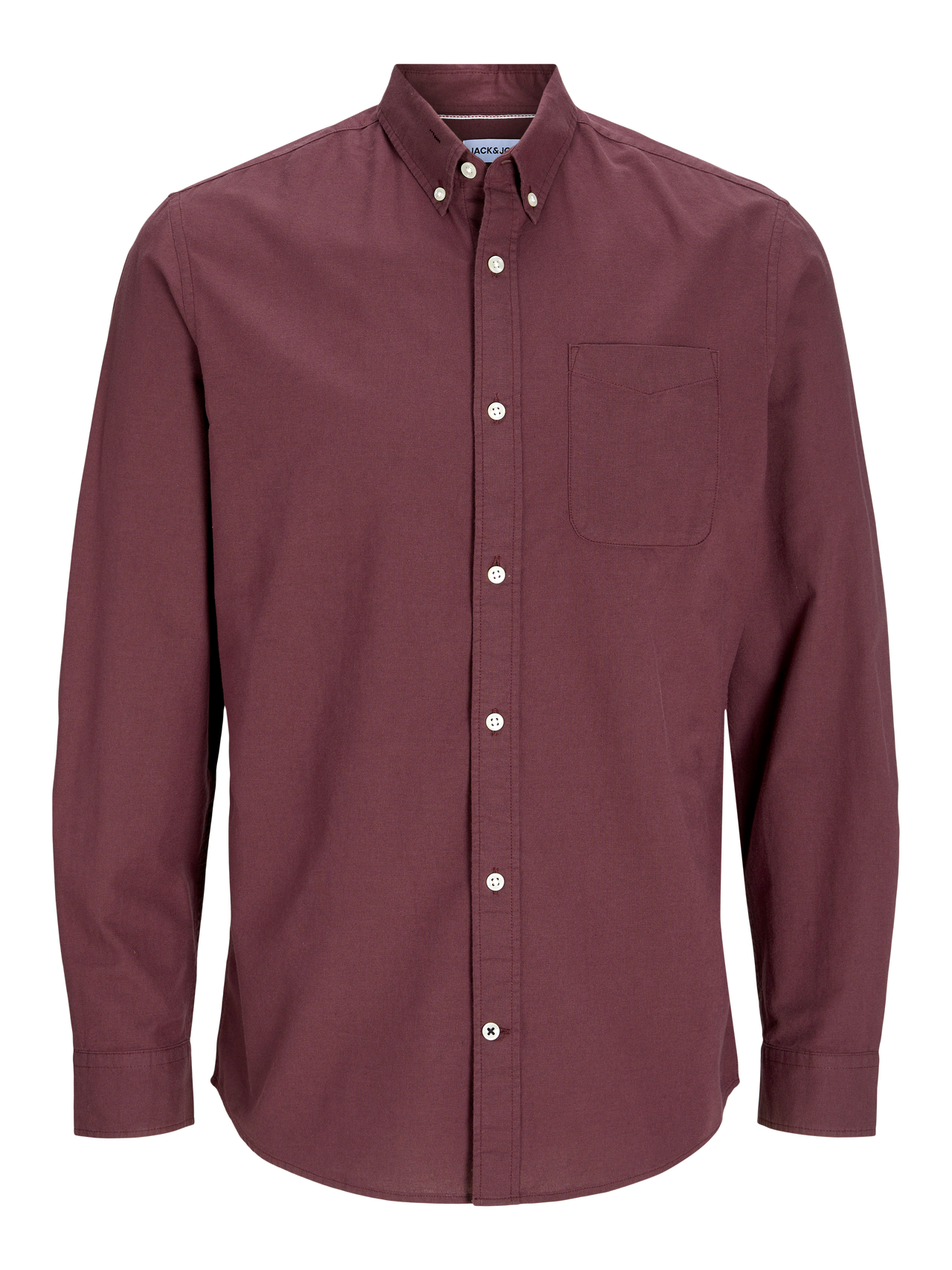 Jack & Jones Slim Fit Casual skjorte -Vineyard Wine  - 12182486