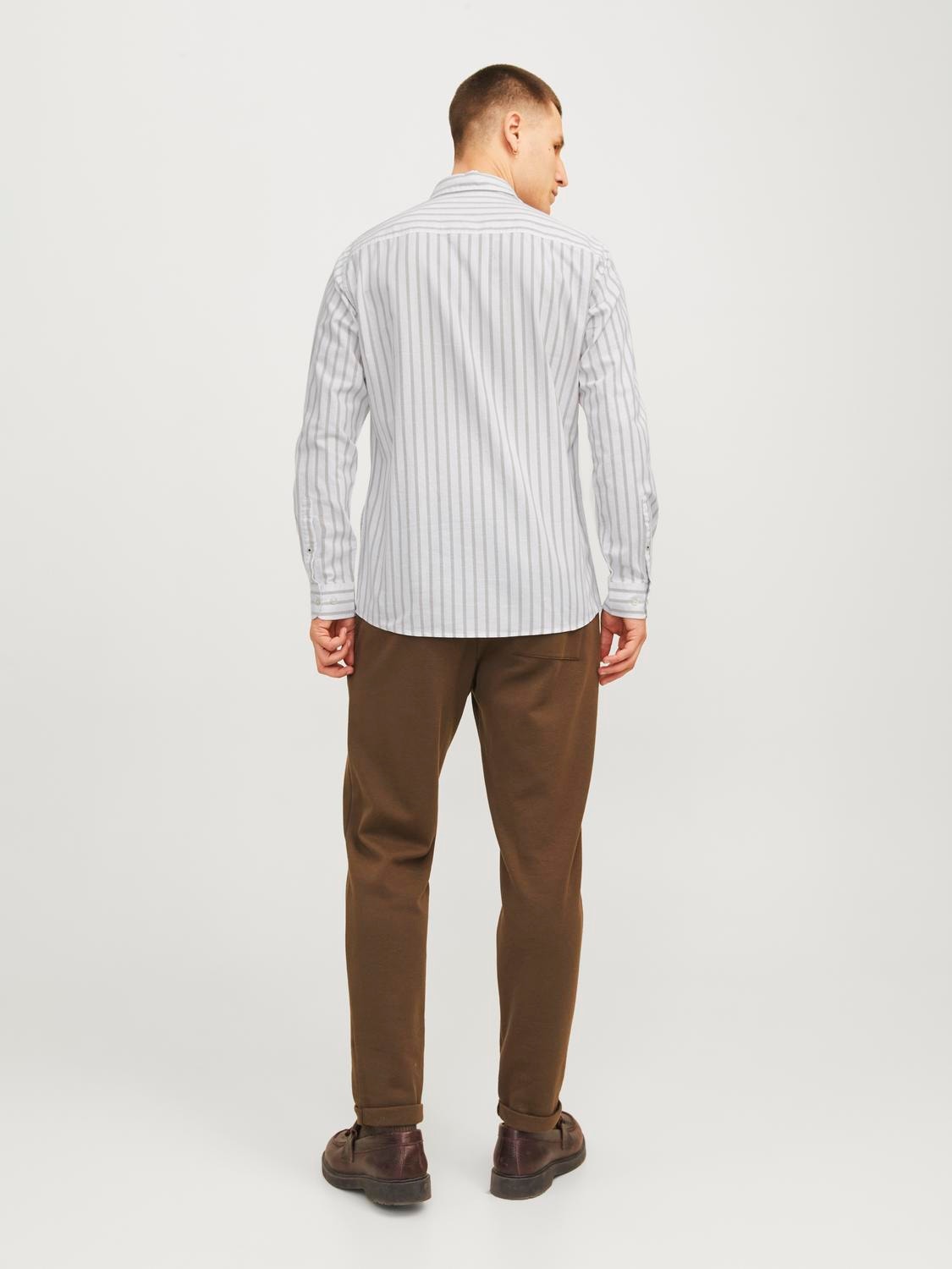 Jack & Jones Slim Fit Avslappnad skjorta -Crockery - 12182486