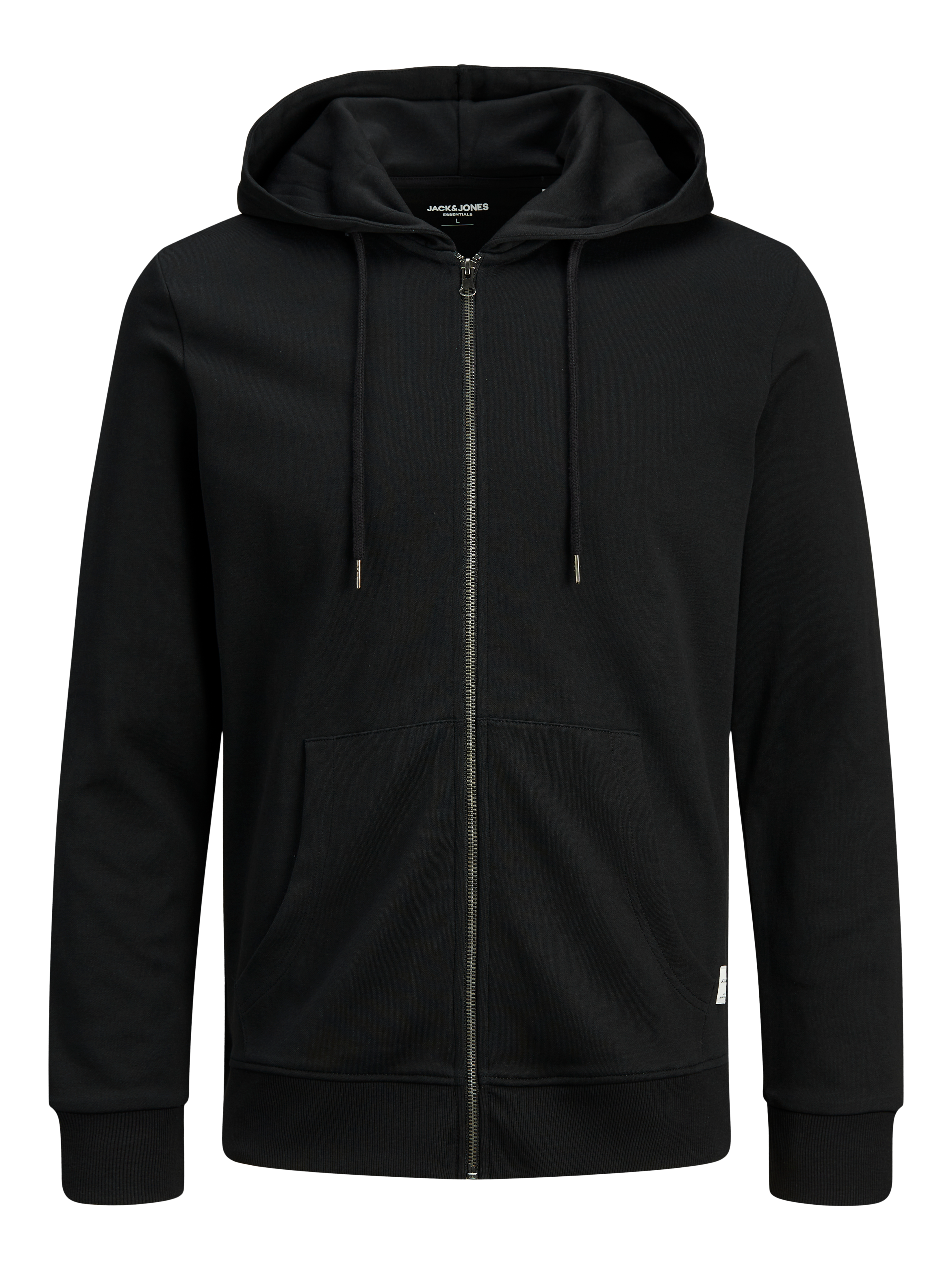 Thumbnail - Plus Size Einfarbig Kapuzenjacke