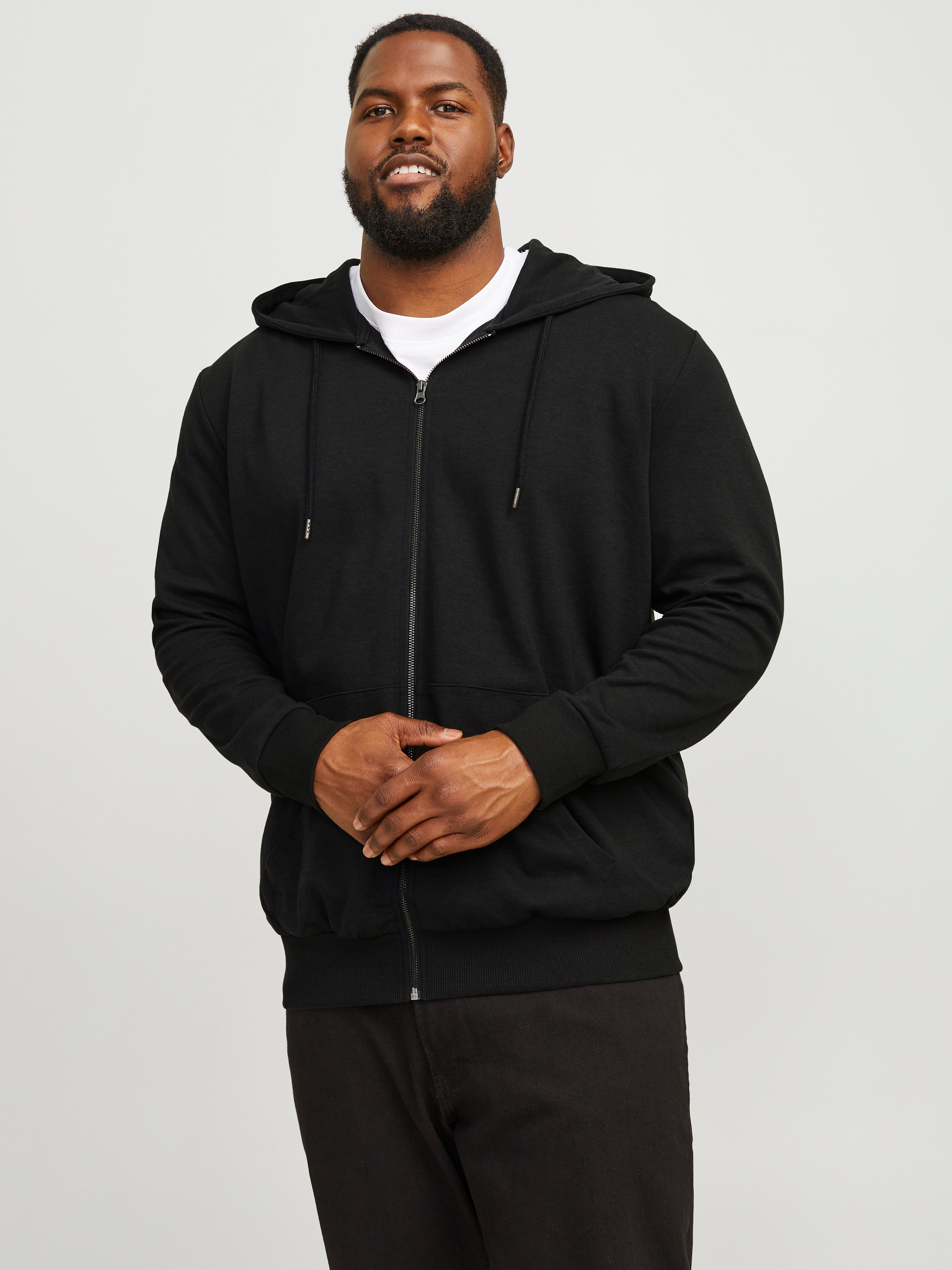 Mens zipper hoodies store plain