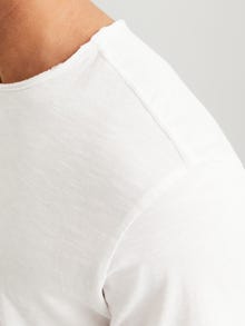 Jack & Jones Vienspalvis Marškinėliai -Cloud Dancer - 12182498