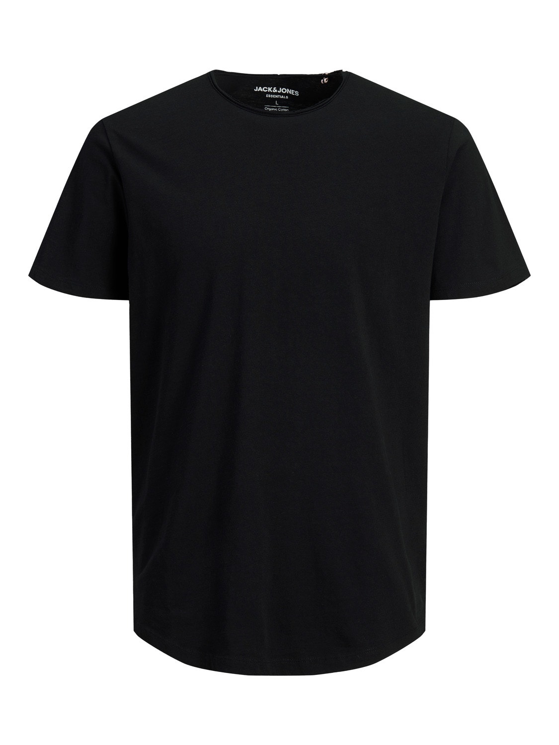 Jack & Jones Enfärgat Rundringning T-shirt -Black - 12182498
