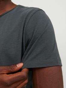 Jack & Jones Plain O-Neck T-shirt -Asphalt - 12182498