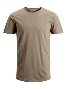 Jack & Jones T-shirt Liso Decote Redondo -Crockery - 12182498