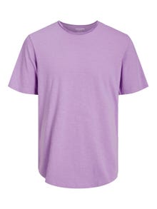 Jack & Jones T-shirt Uni Col rond -Purple Rose - 12182498