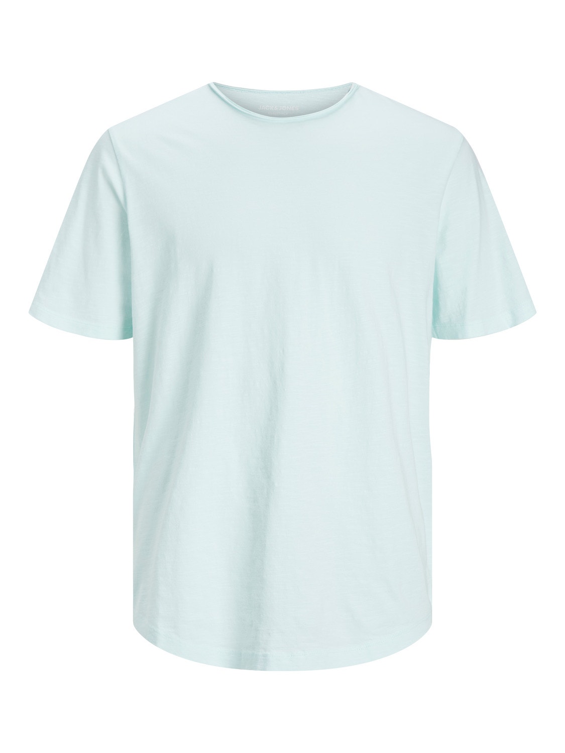 Jack & Jones Enfärgat Rundringning T-shirt -Soothing Sea - 12182498