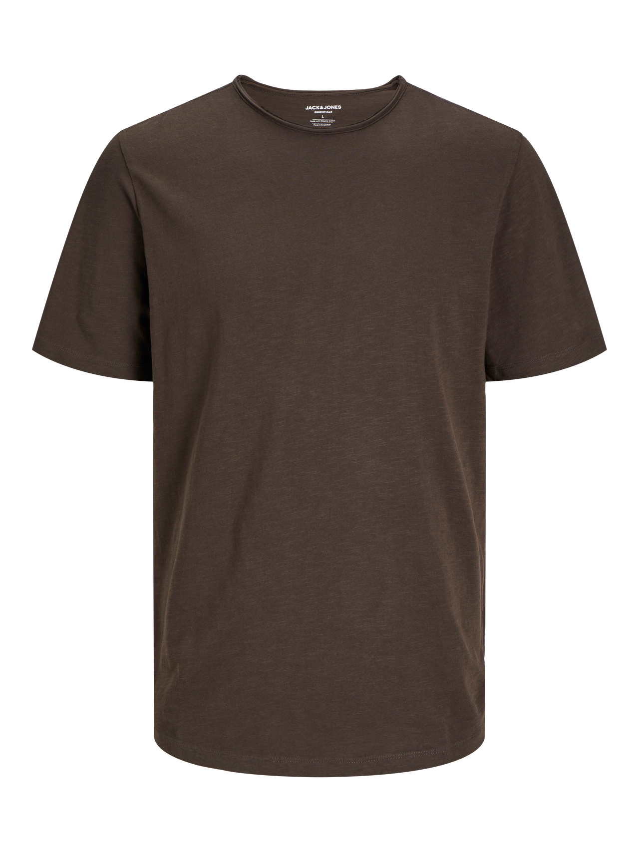 Jack & Jones Effen Ronde hals T-shirt -Mulch - 12182498